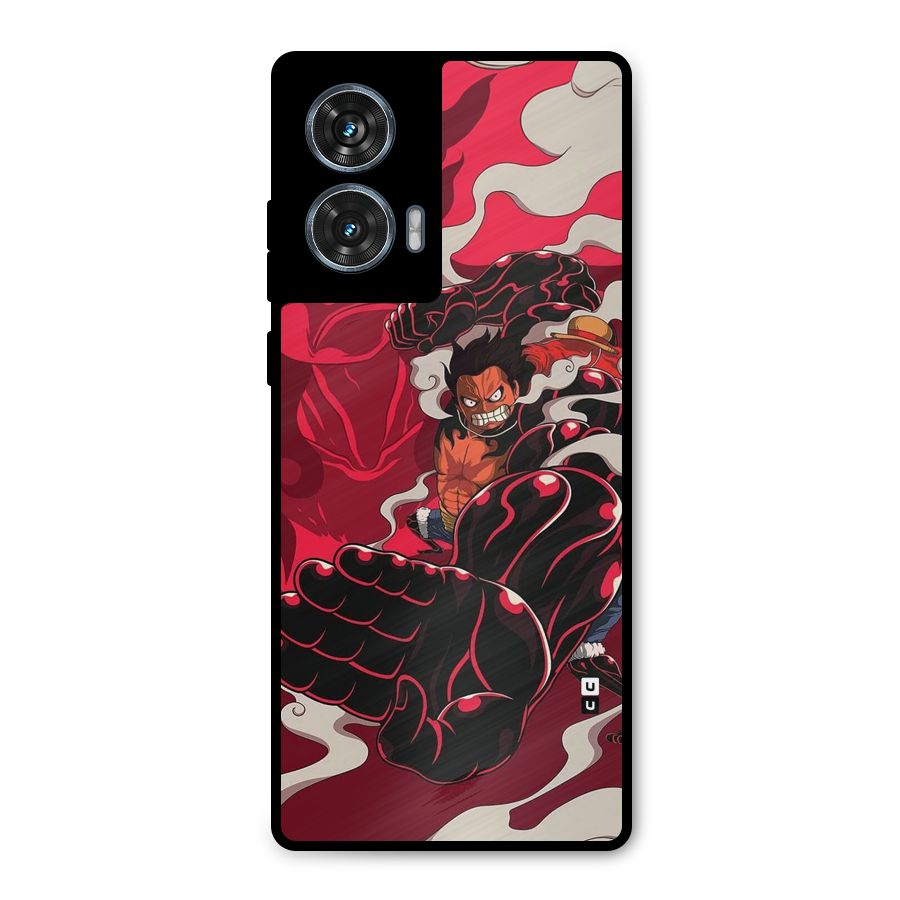 Luffy Gear Fourth Metal Back Case for Motorola Edge 50 Fusion