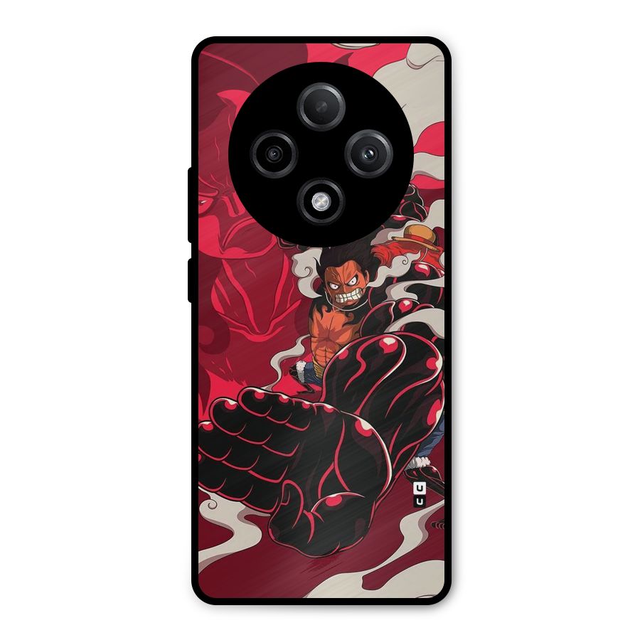 Luffy Gear Fourth Metal Back Case for Oppo F27 Pro Plus
