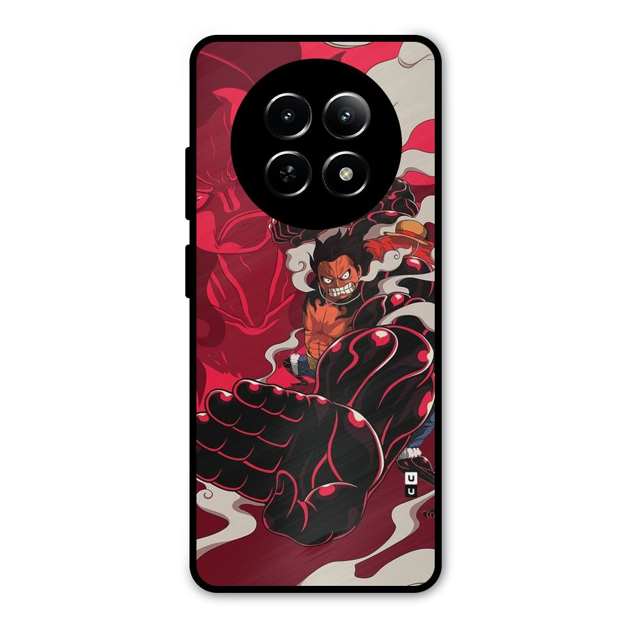 Luffy Gear Fourth Metal Back Case for Realme 12x 5G