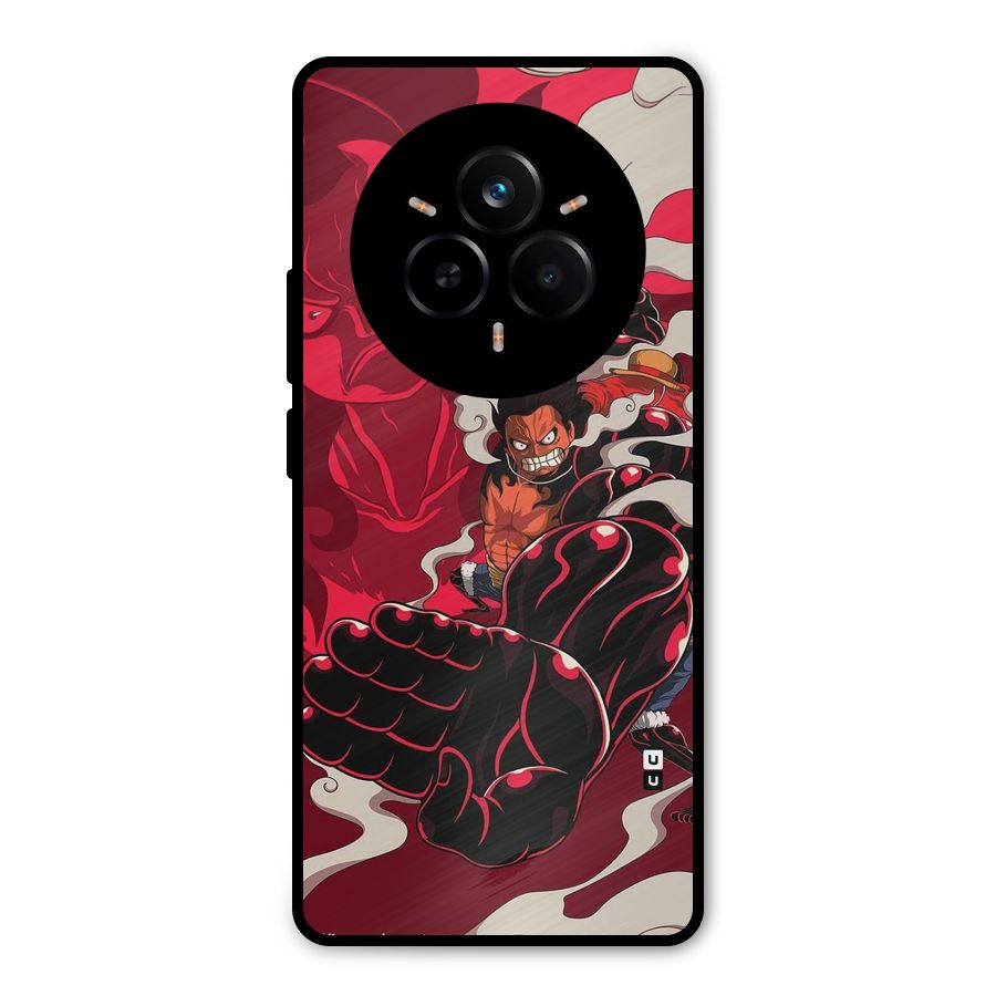 Luffy Gear Fourth Metal Back Case for Realme 14 Pro