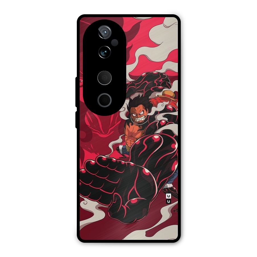 Luffy Gear Fourth Metal Back Case for Vivo T3 Ultra