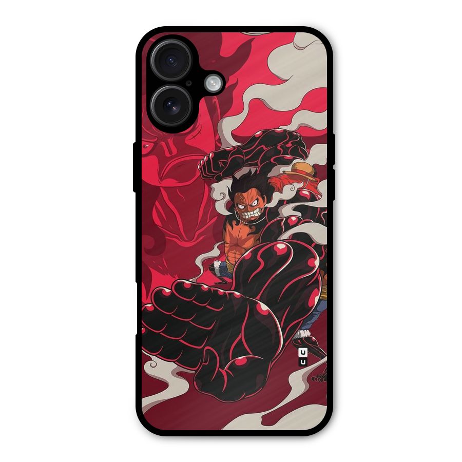 Luffy Gear Fourth Metal Back Case for iPhone 16 Plus