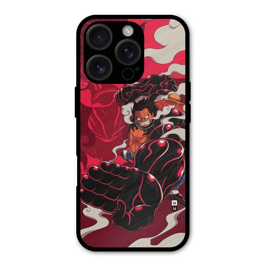 Luffy Gear Fourth Metal Back Case for iPhone 16 Pro
