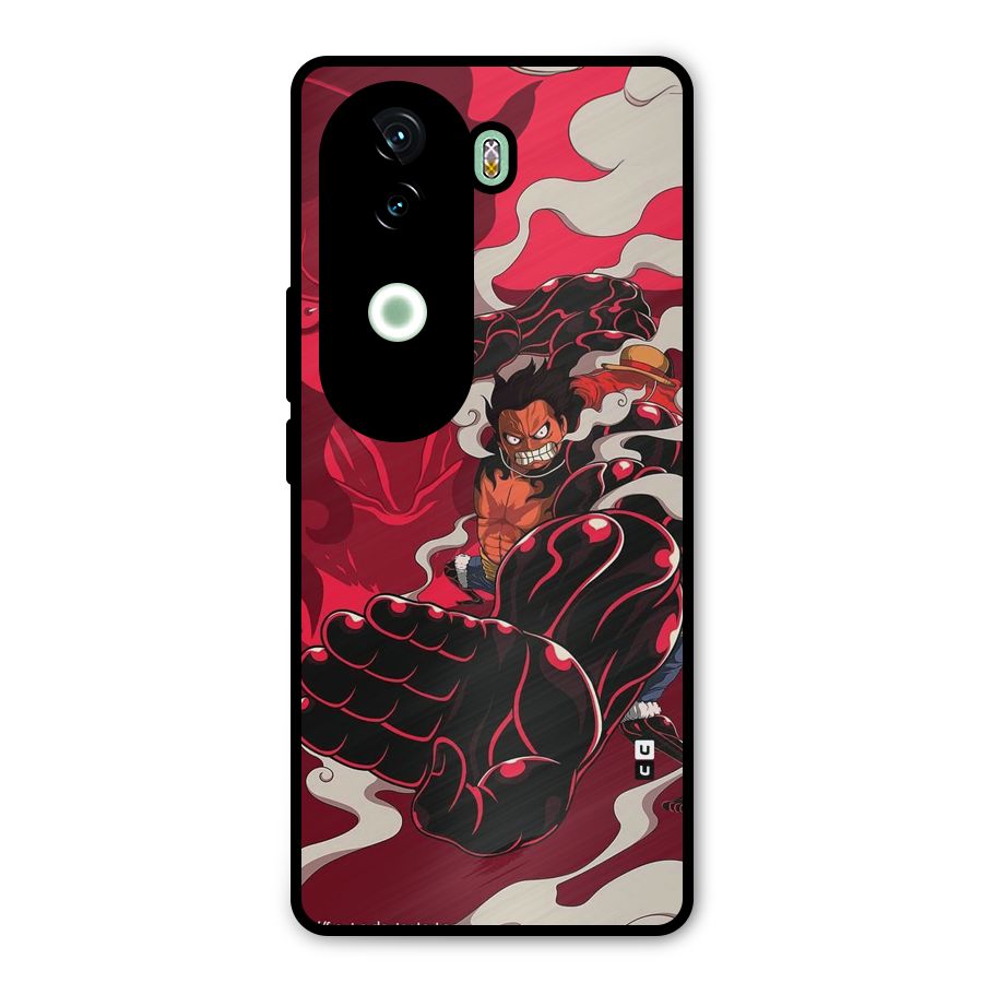 Luffy Gear Fourth Metal Back Case for iQOO Z9s