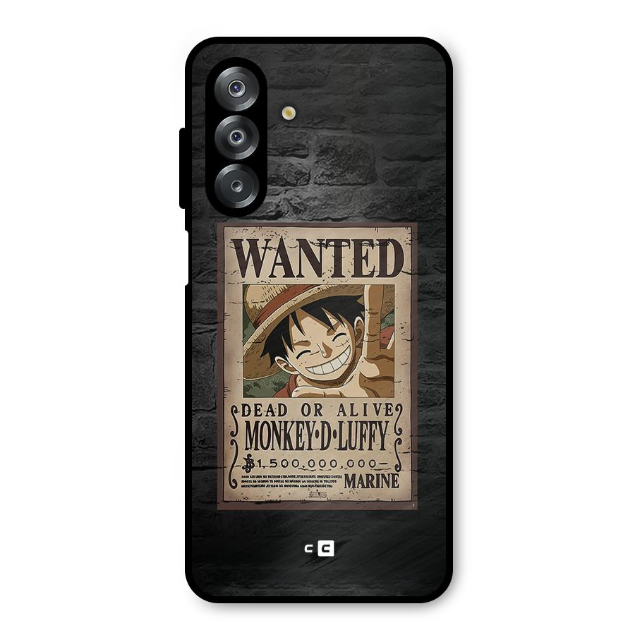 Luffy Wanted Metal Back Case for Galaxy A26