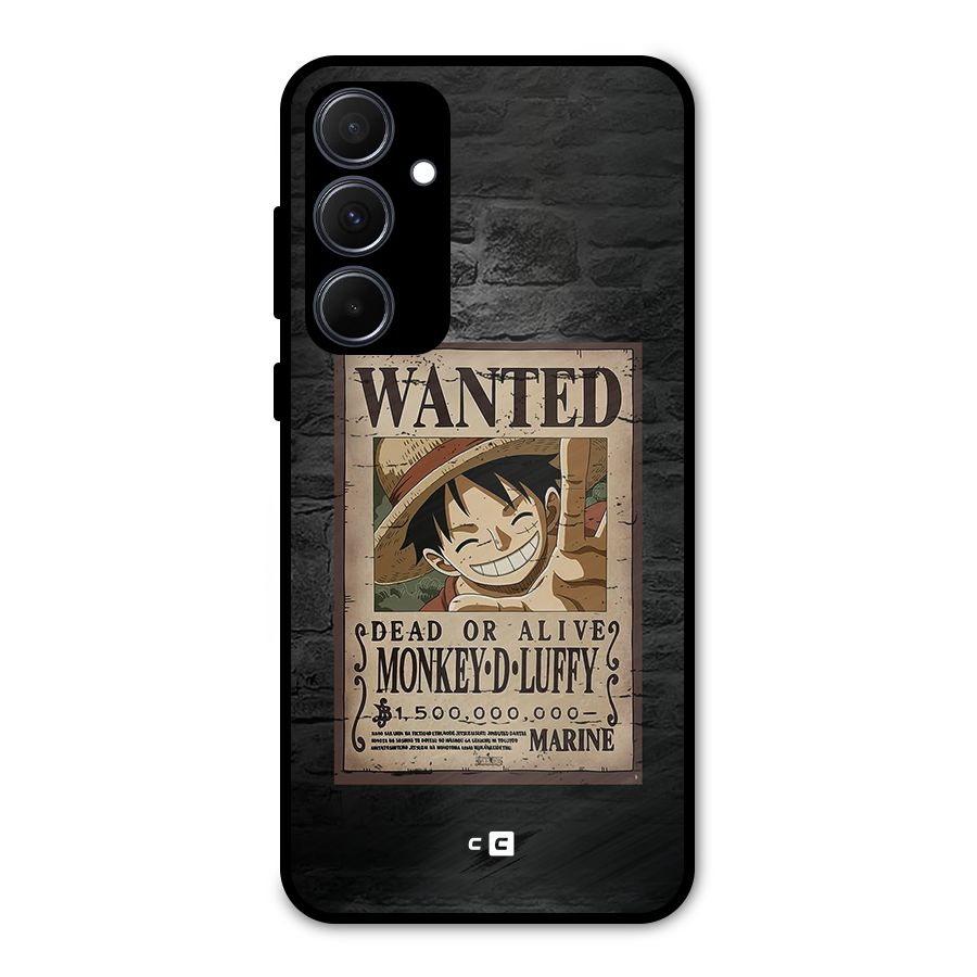 Luffy Wanted Metal Back Case for Galaxy A35