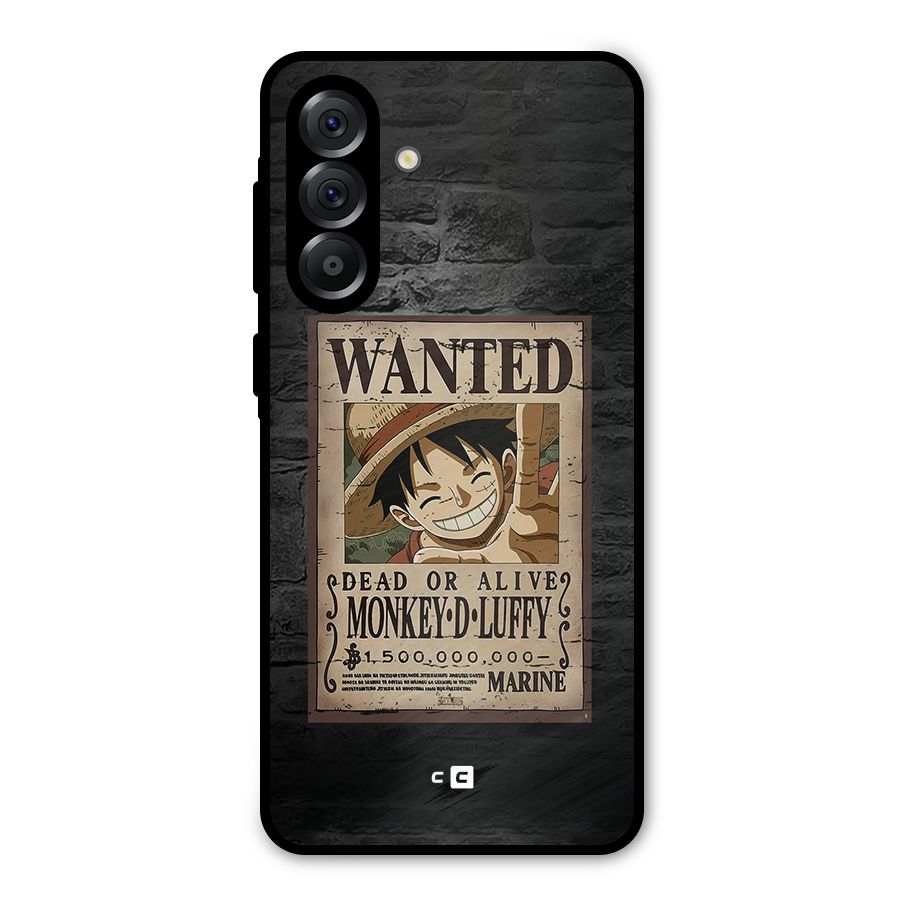 Luffy Wanted Metal Back Case for Galaxy A56