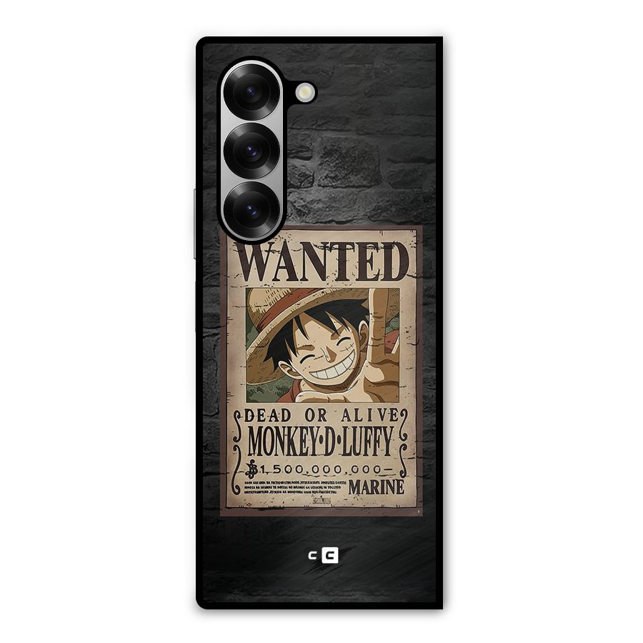 Luffy Wanted Metal Back Case for Galaxy Z Fold6