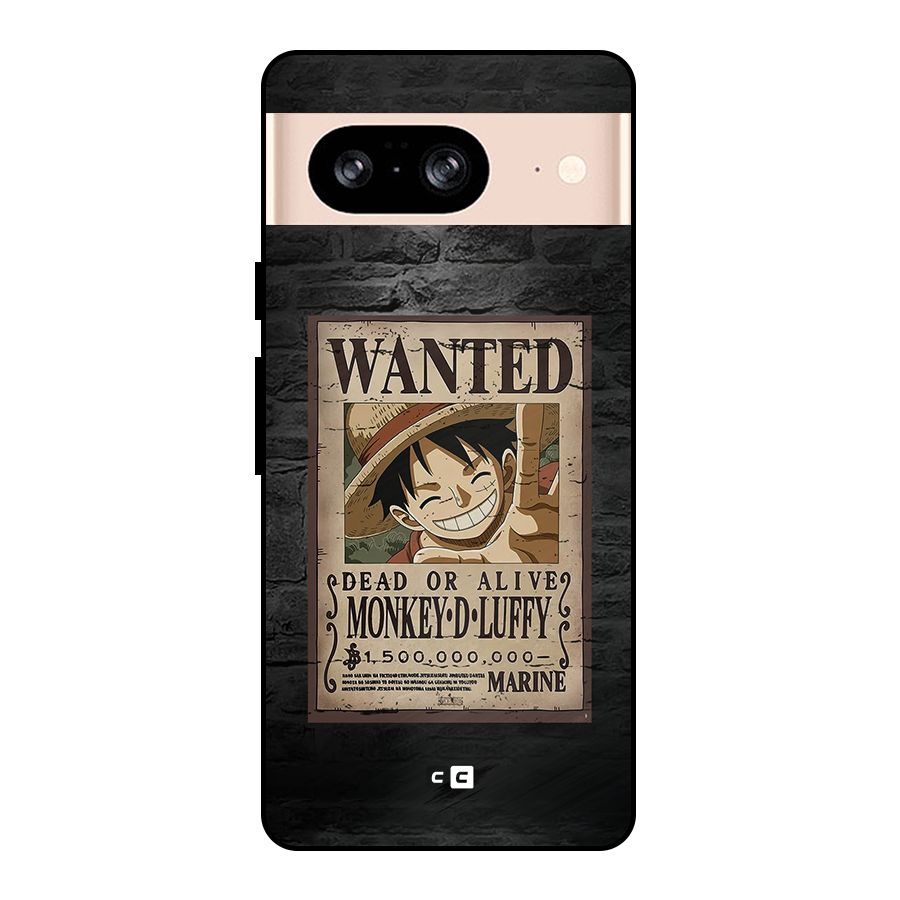 Luffy Wanted Metal Back Case for Google Pixel 8