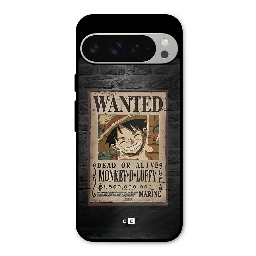 Luffy Wanted Metal Back Case for Google Pixel 9 Pro XL