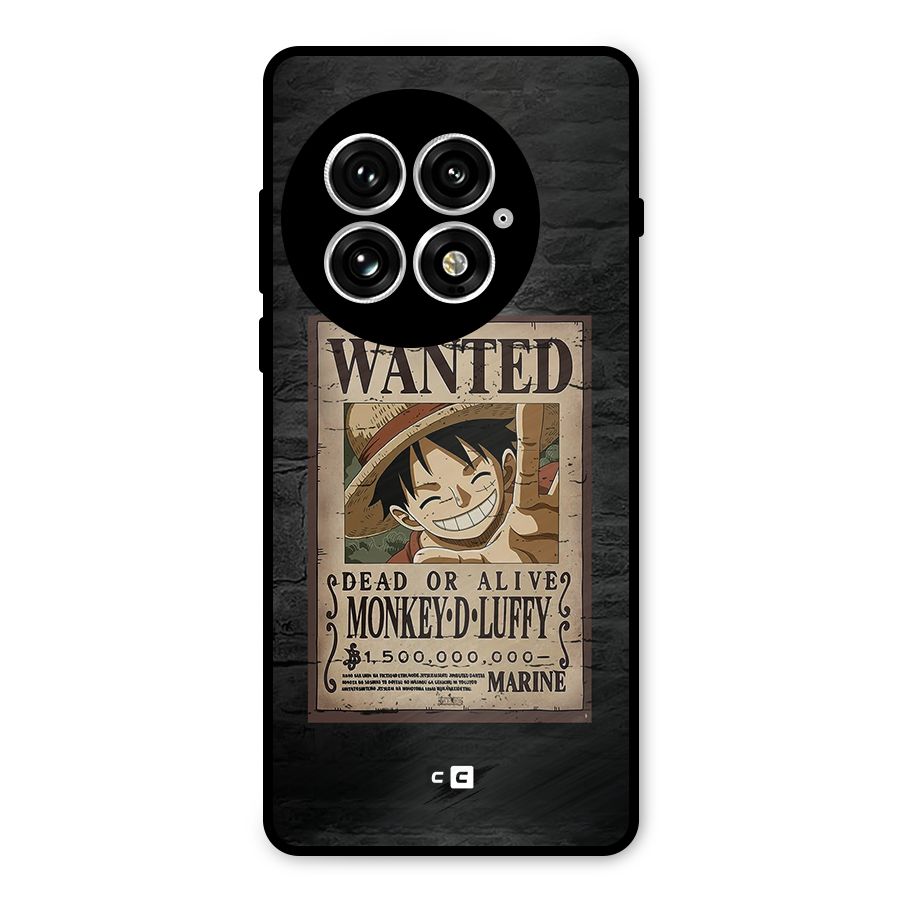 Luffy Wanted Metal Back Case for OnePlus 13