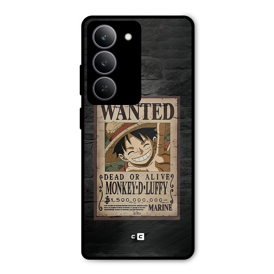 Luffy Wanted Metal Back Case for Realme 14x
