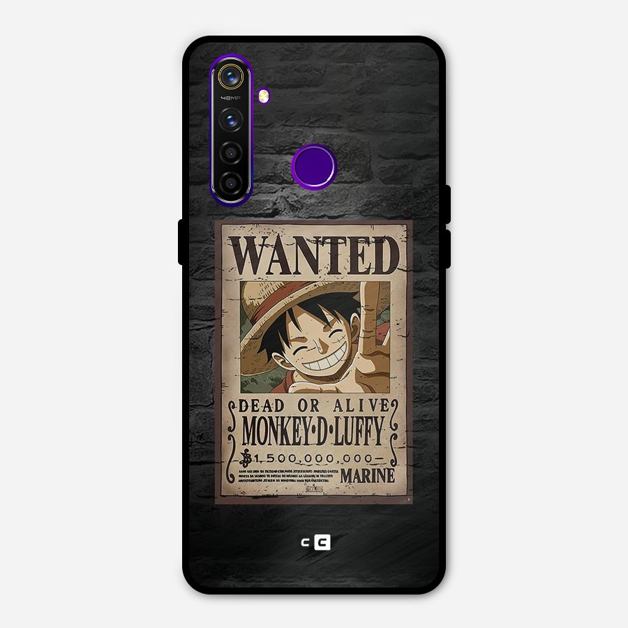 Luffy Wanted Metal Back Case for Realme 5 Pro
