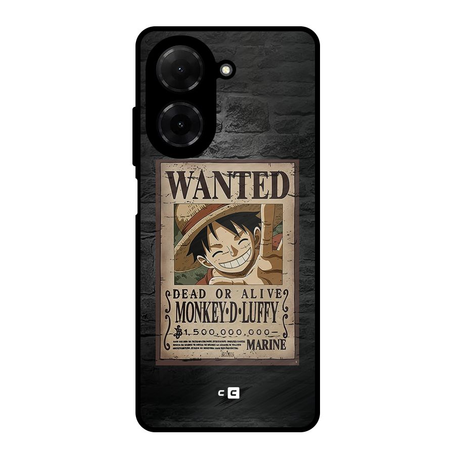 Luffy Wanted Metal Back Case for Redmi A5 4G