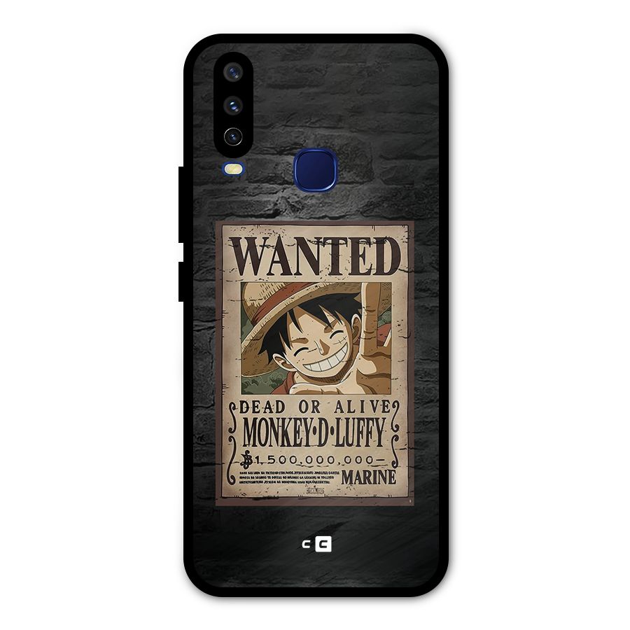 Luffy Wanted Metal Back Case for Vivo V17