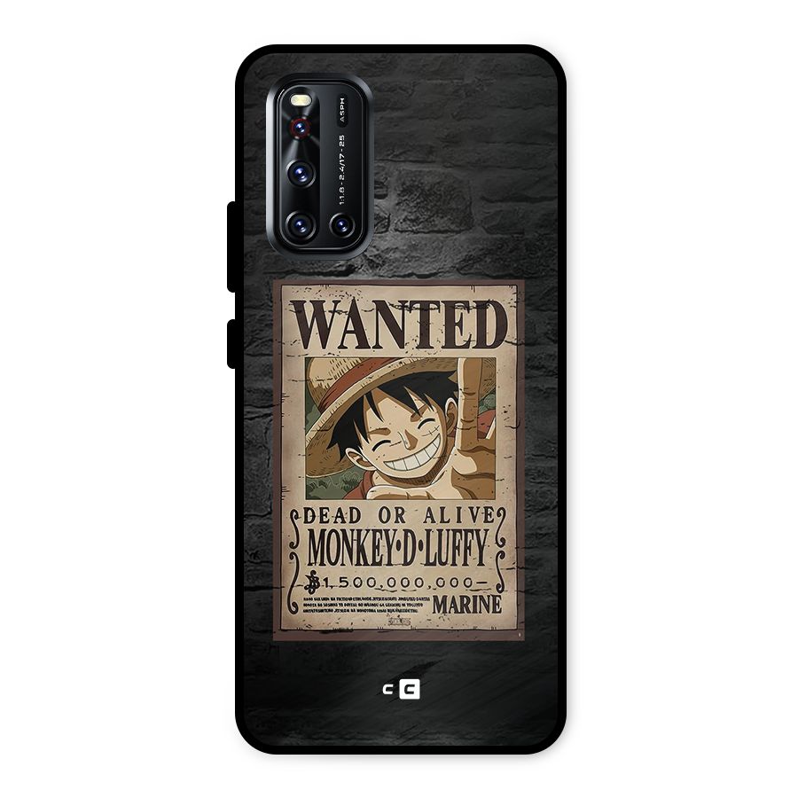 Luffy Wanted Metal Back Case for Vivo V19