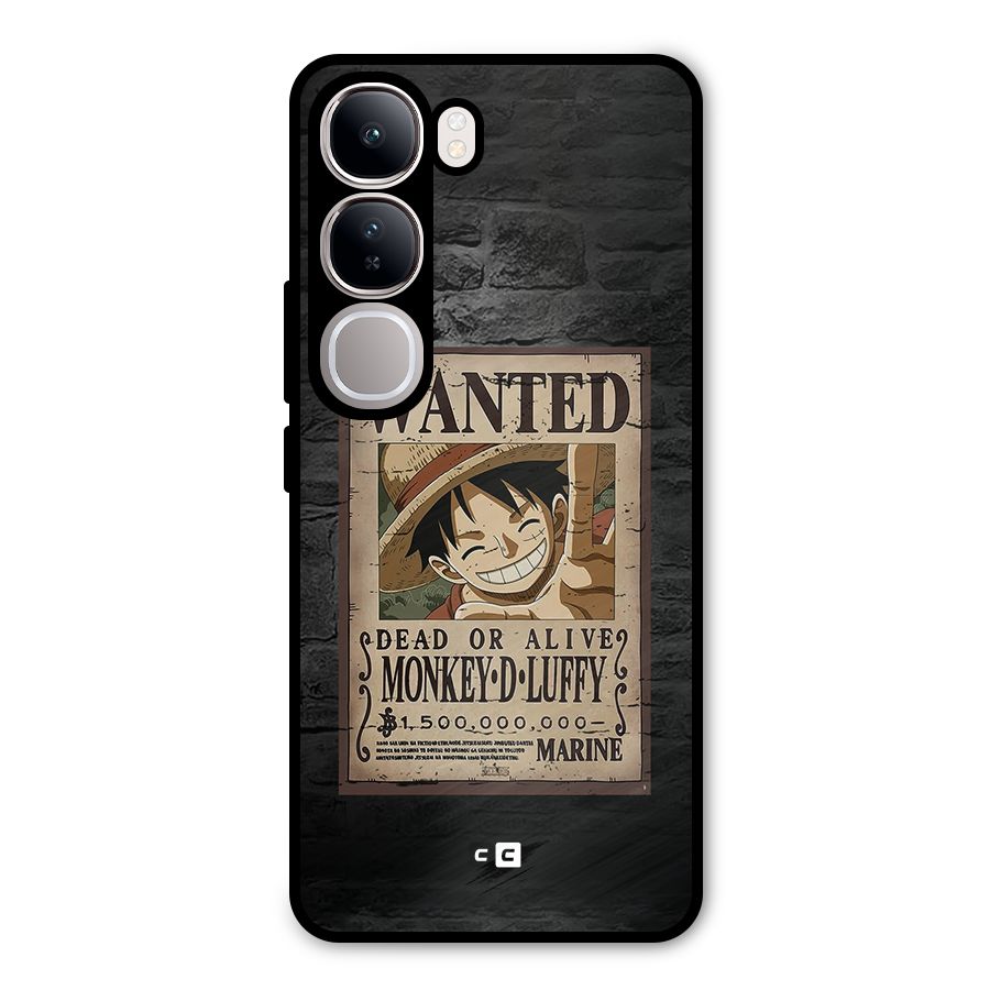 Luffy Wanted Metal Back Case for Vivo Y300