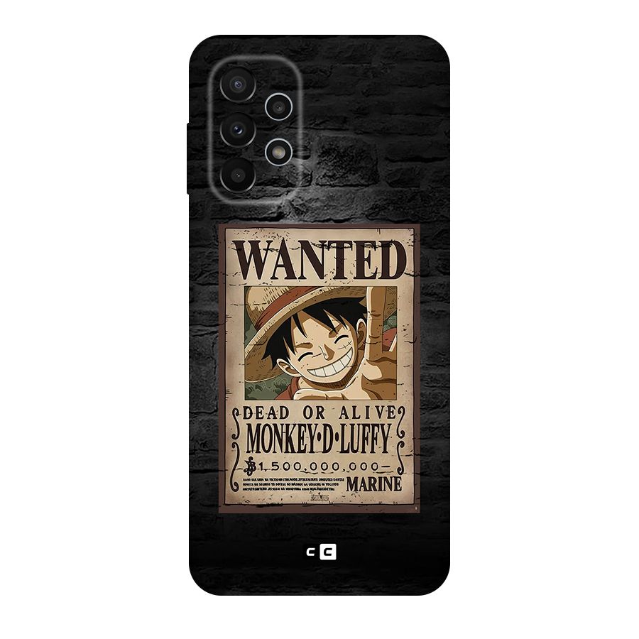 Luffy Wanted Original Polycarbonate Back Case for Galaxy A23