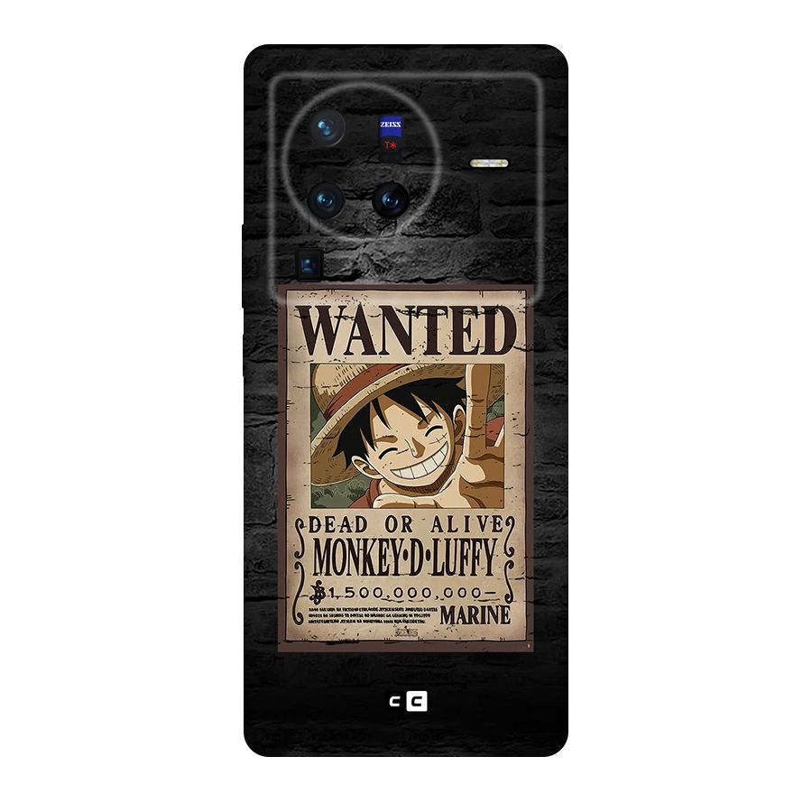 Luffy Wanted Original Polycarbonate Back Case for Vivo X80