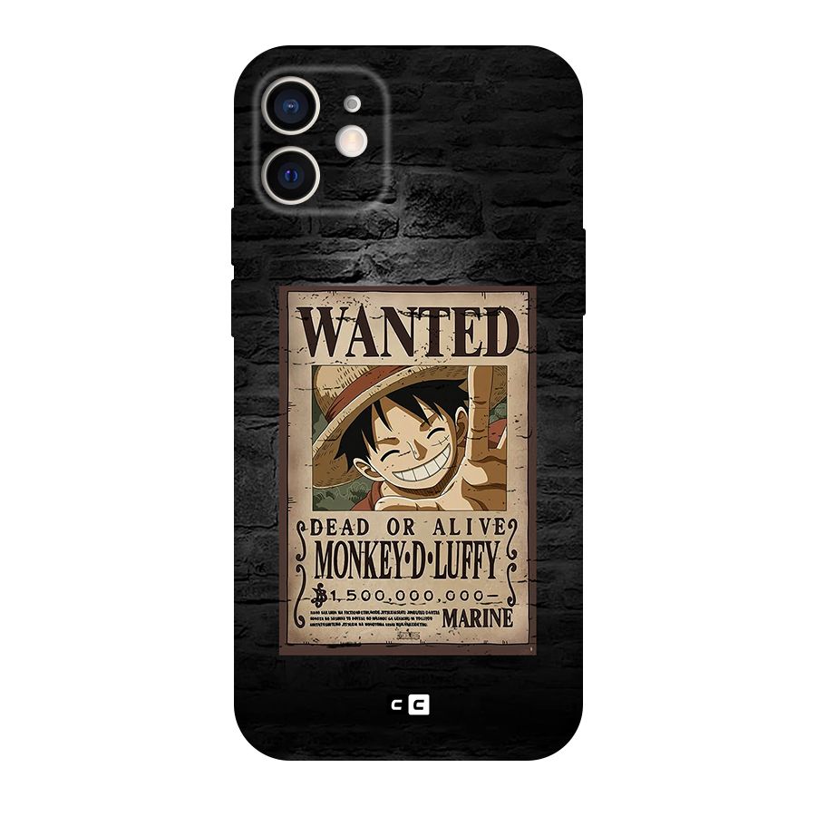 Luffy Wanted Original Polycarbonate Back Case for iPhone 12