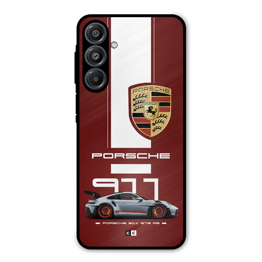 Luxe Supercar Metal Back Case for Galaxy A16 5G