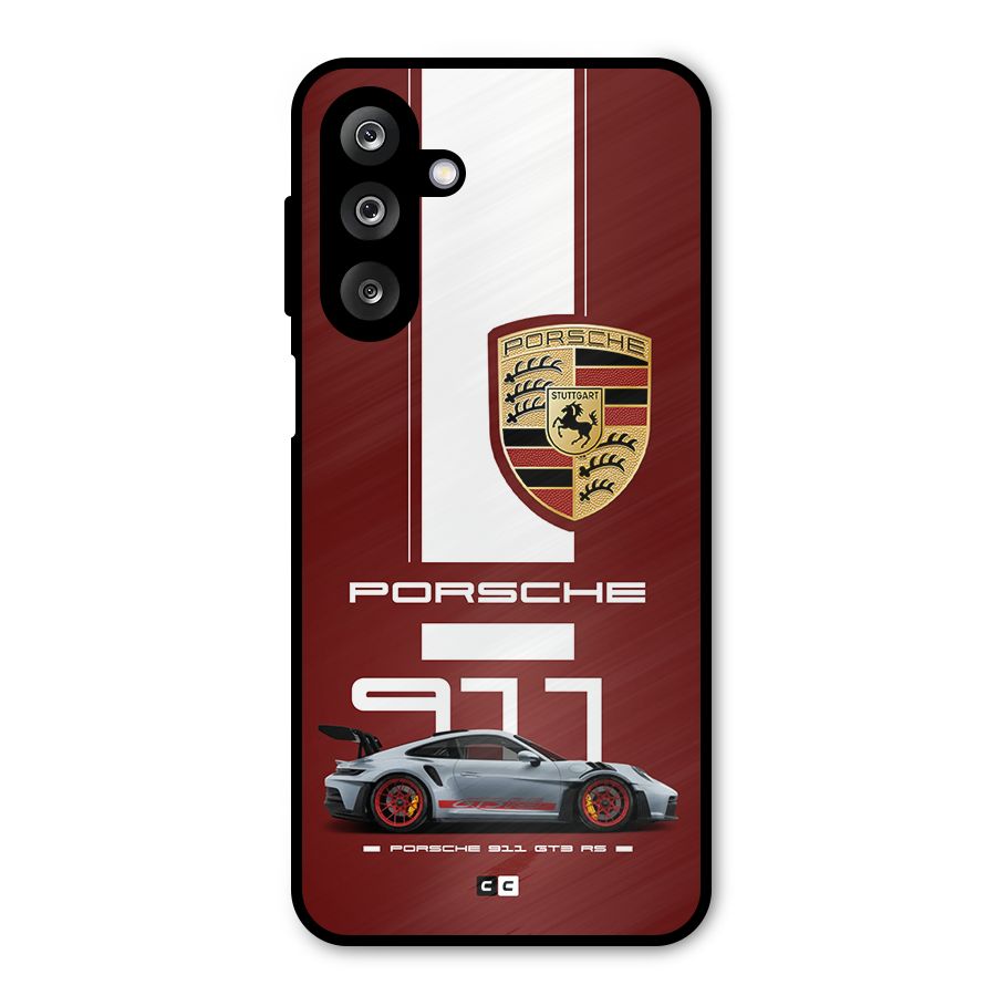 Luxe Supercar Metal Back Case for Galaxy M36