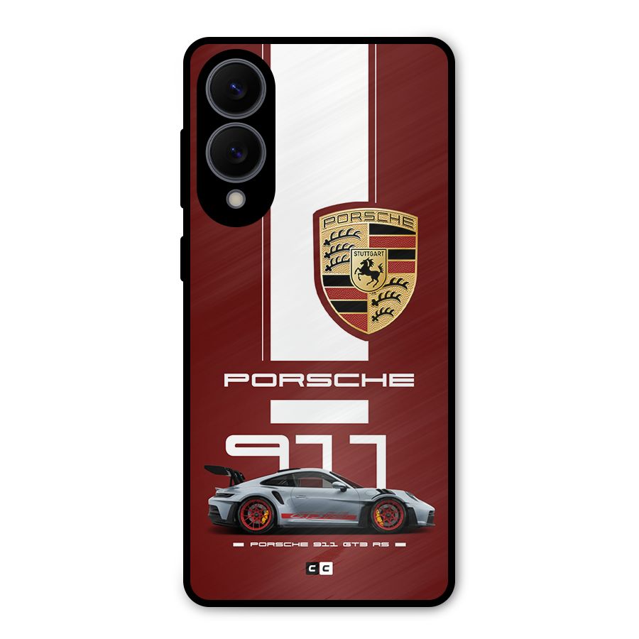 Luxe Supercar Metal Back Case for Galaxy S25 Edge