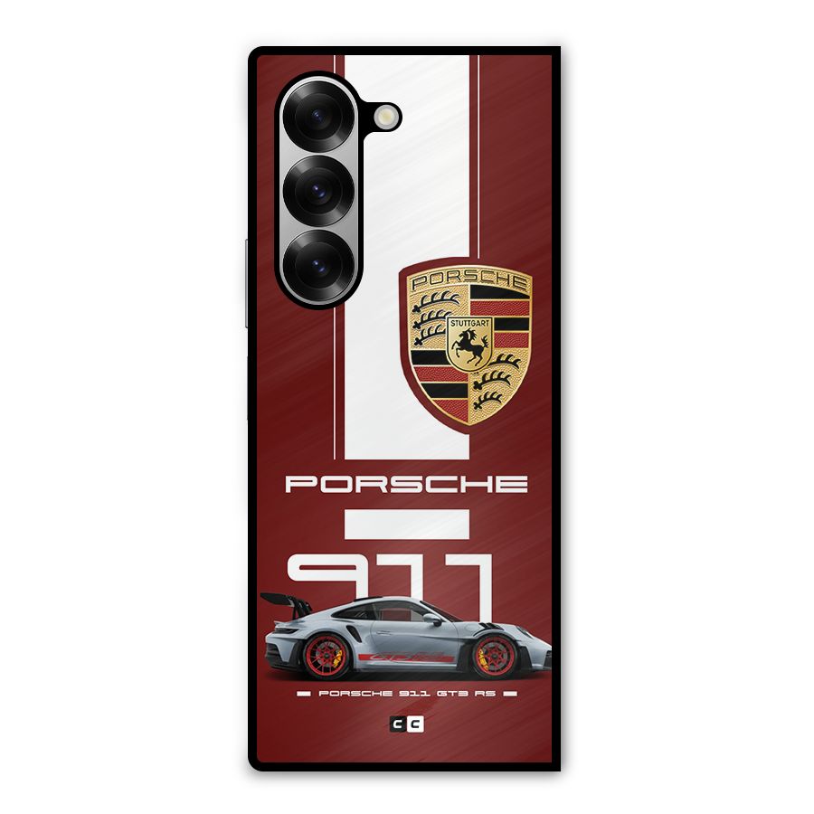 Luxe Supercar Metal Back Case for Galaxy Z Fold6