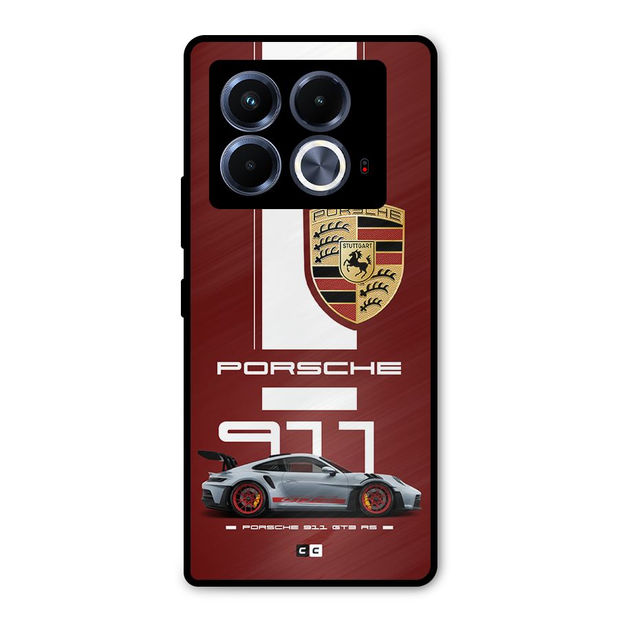 Luxe Supercar Metal Back Case for Infinix Note 40 5G
