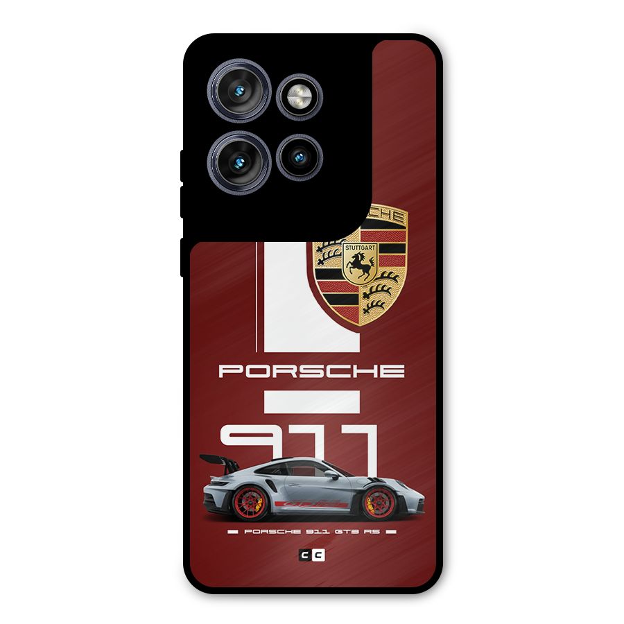 Luxe Supercar Metal Back Case for Motorola Edge 50 Neo