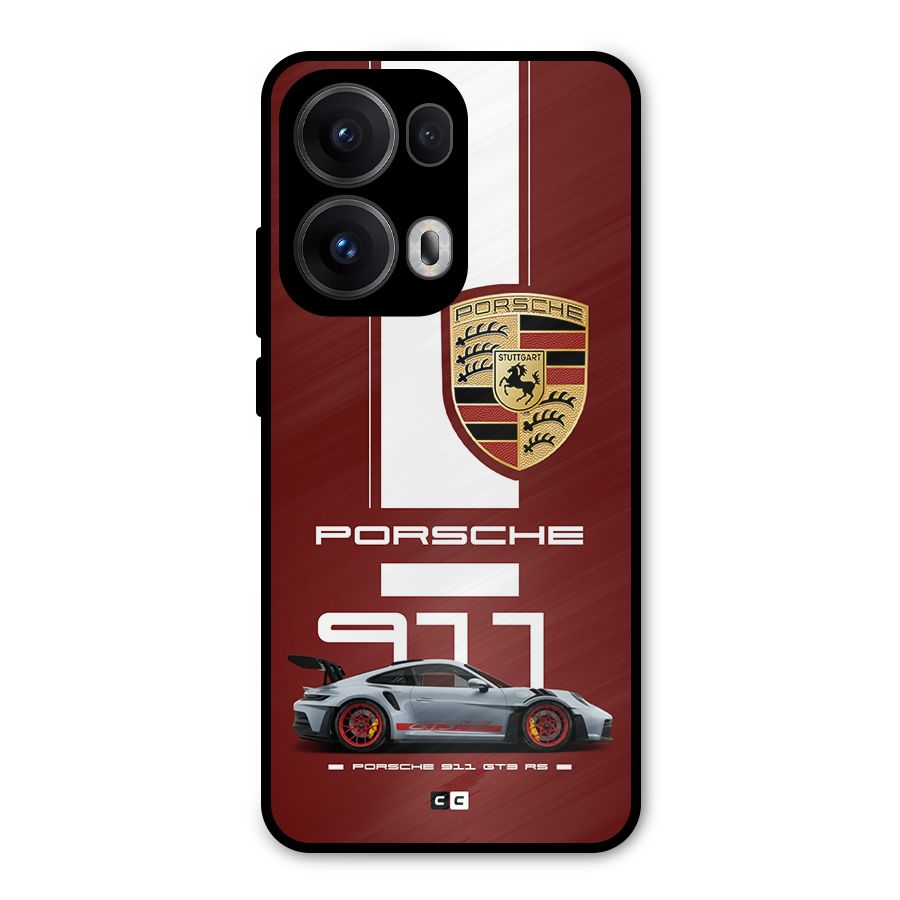 Luxe Supercar Metal Back Case for Oppo Reno13 Pro
