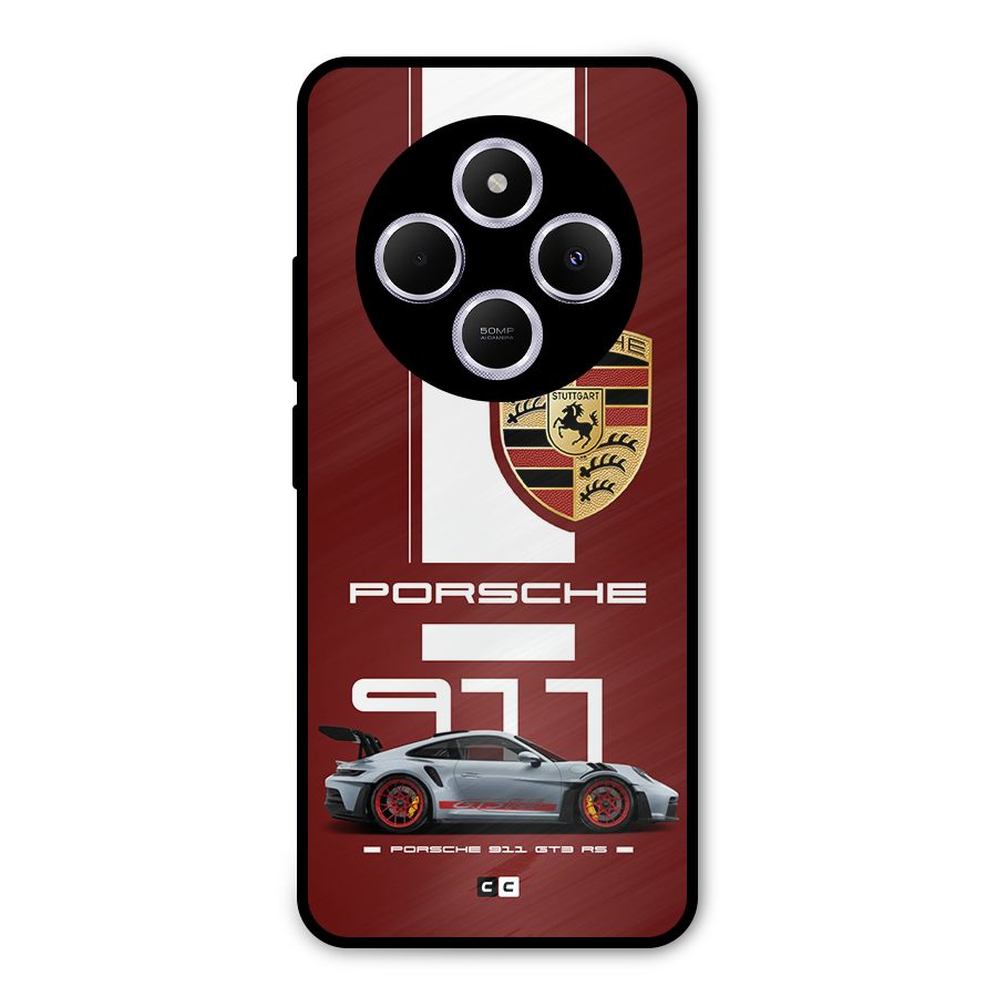 Luxe Supercar Metal Back Case for Poco M7