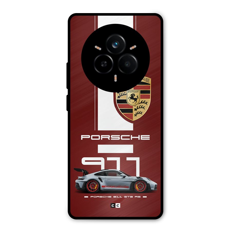 Luxe Supercar Metal Back Case for Realme 14 Pro