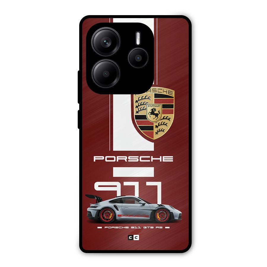 Luxe Supercar Metal Back Case for Redmi Note 14 5G
