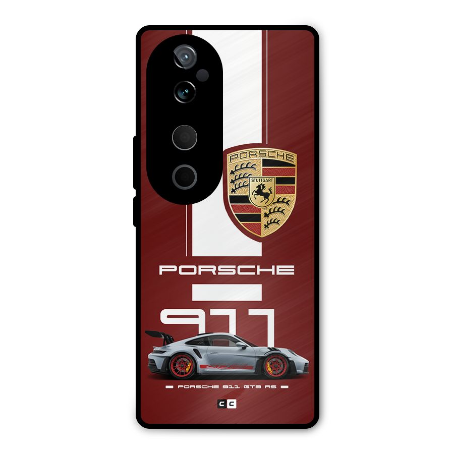 Luxe Supercar Metal Back Case for Vivo T3 Ultra