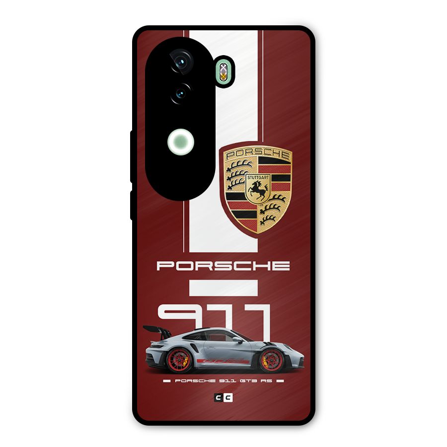 Luxe Supercar Metal Back Case for Vivo V40e