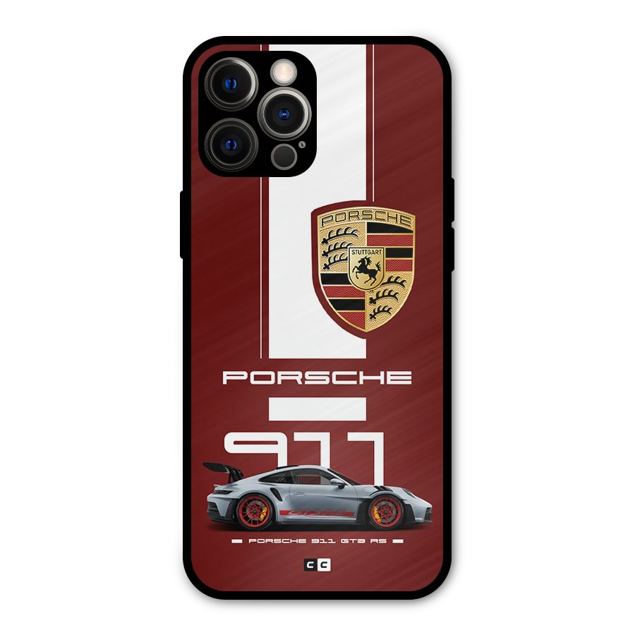 Luxe Supercar Metal Back Case for iPhone 12 Pro Max