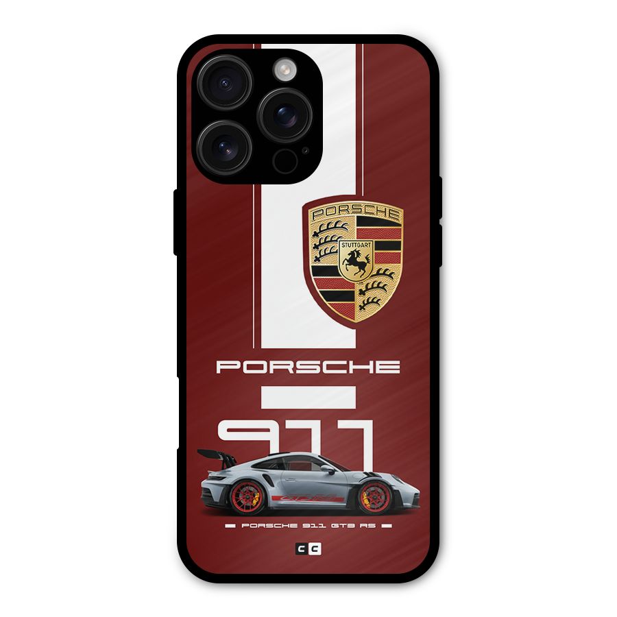 Luxe Supercar Metal Back Case for iPhone 16 Pro Max