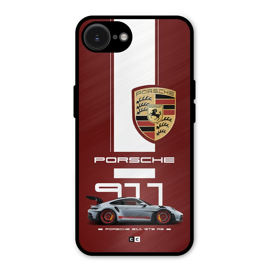 Luxe Supercar Metal Back Case for iPhone 16e