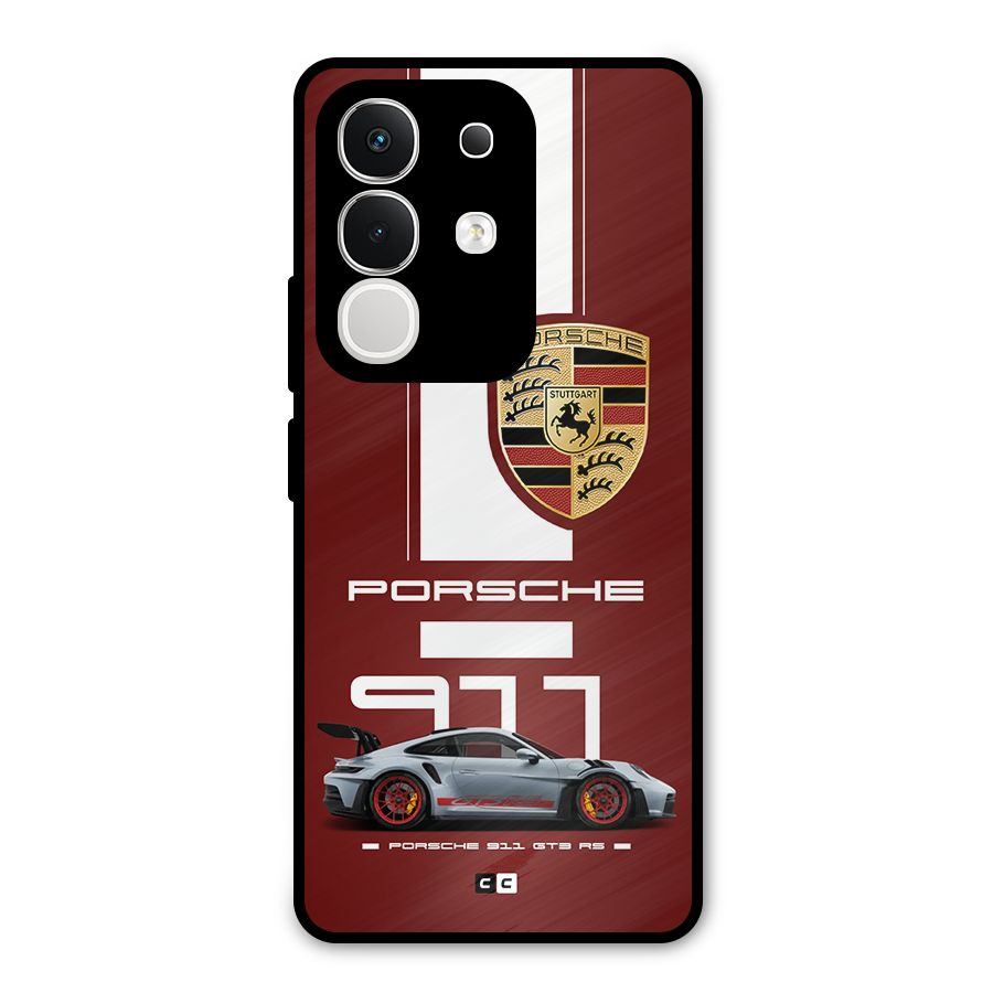Luxe Supercar Metal Back Case for iQOO Z10x