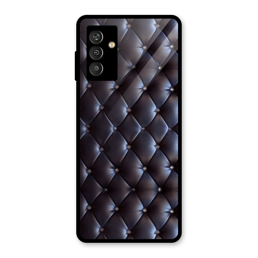 Luxury Pattern Glass Back Case for Galaxy M13