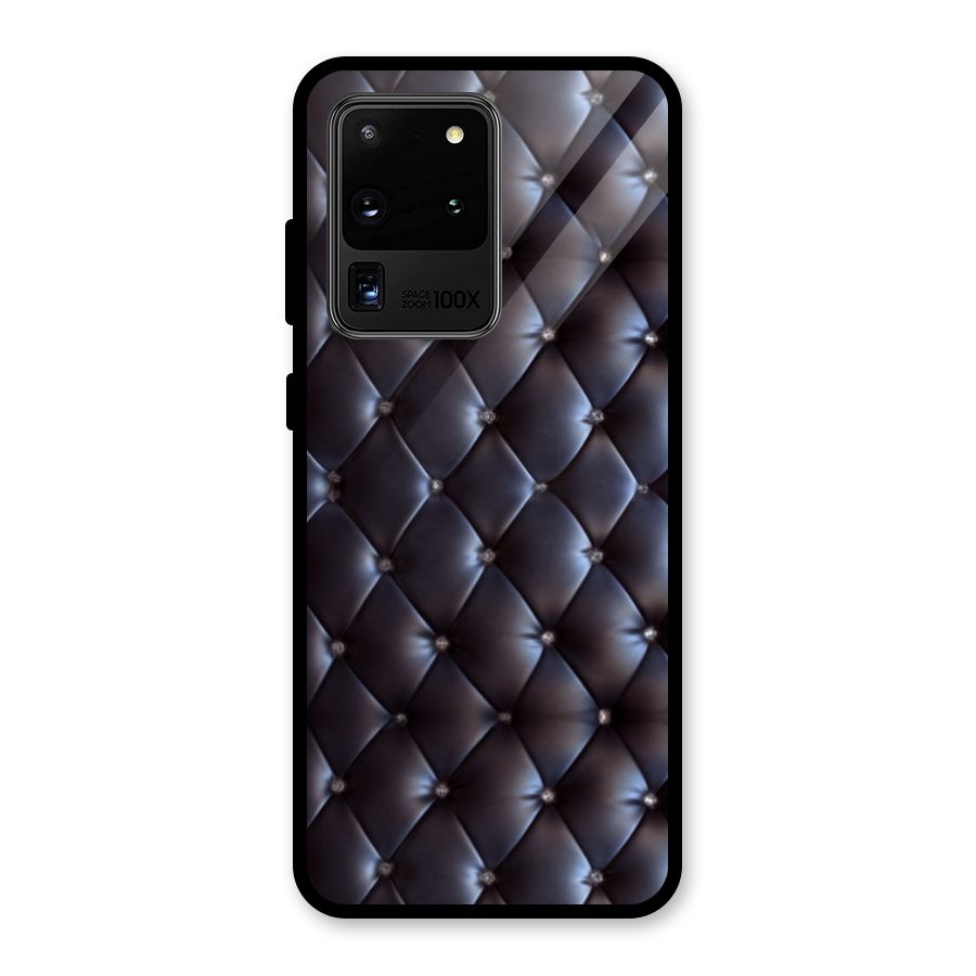 Luxury Pattern Glass Back Case for Galaxy S20 Ultra