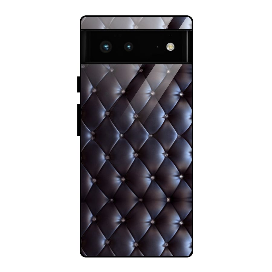 Luxury Pattern Glass Back Case for Google Pixel 6