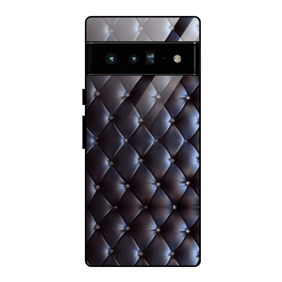 Luxury Pattern Glass Back Case for Google Pixel 6 Pro