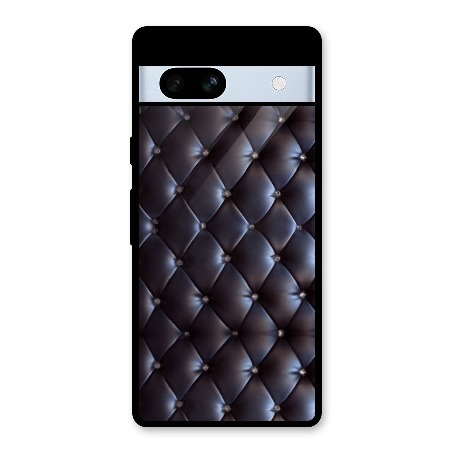 Luxury Pattern Glass Back Case for Google Pixel 7a
