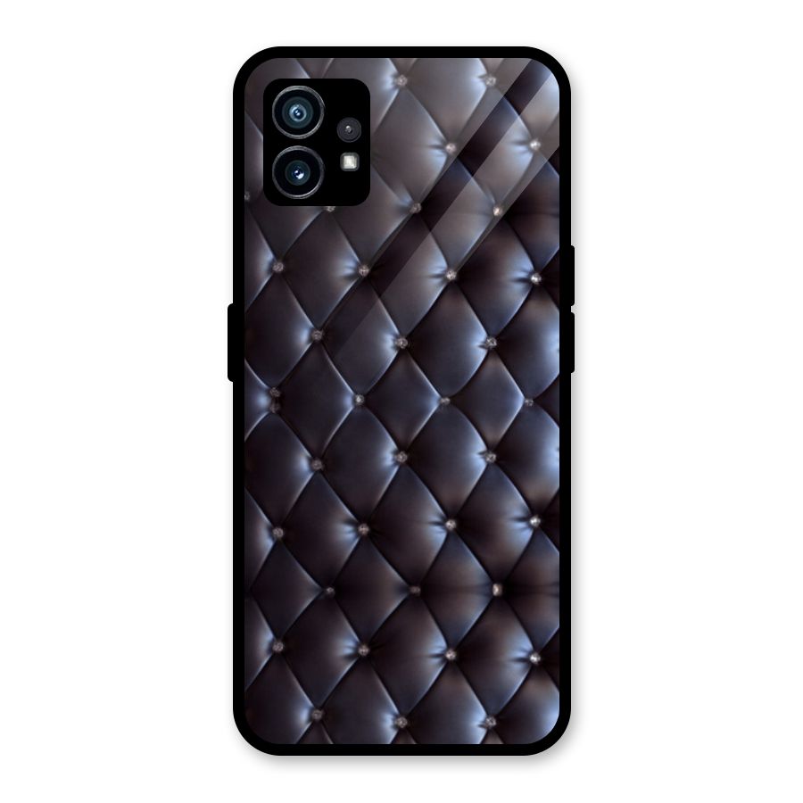 Luxury Pattern Glass Back Case for Nothing Phone 1