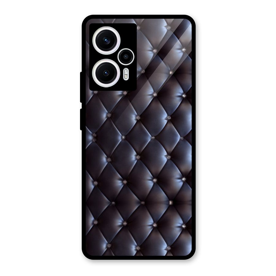 Luxury Pattern Glass Back Case for Poco F5