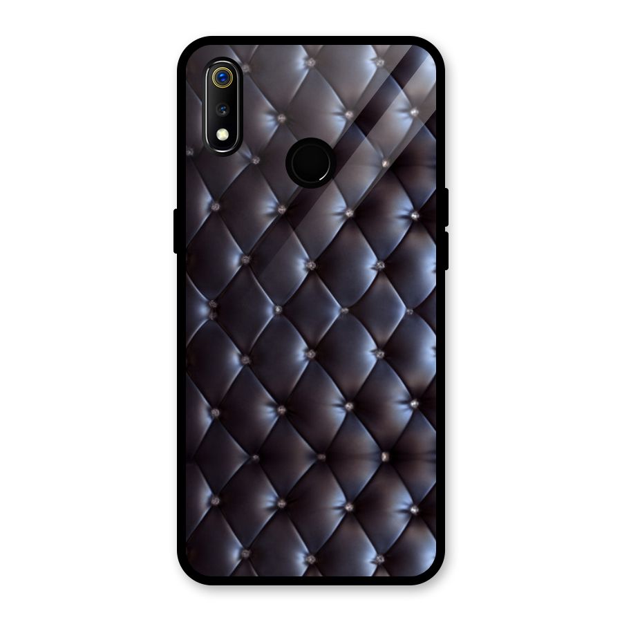 Luxury Pattern Glass Back Case for Realme 3i