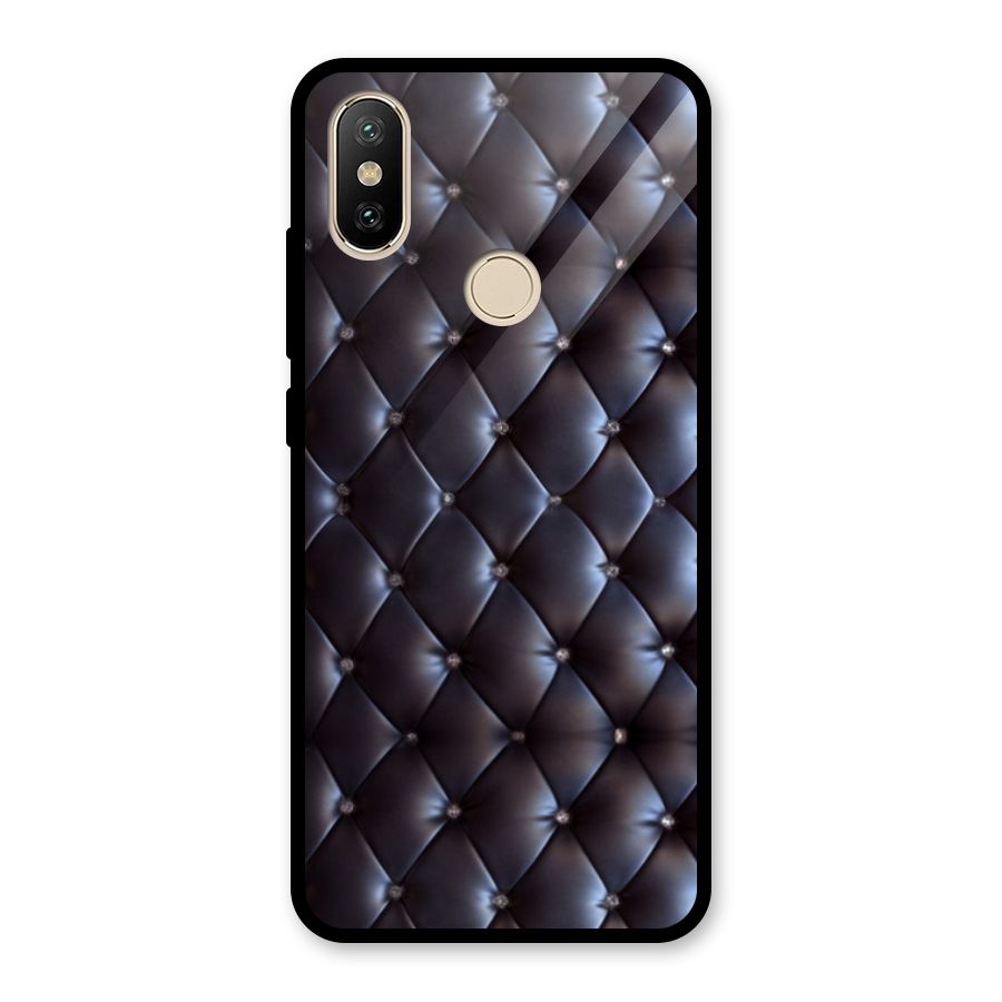 Luxury Pattern Glass Back Case for Redmi A2