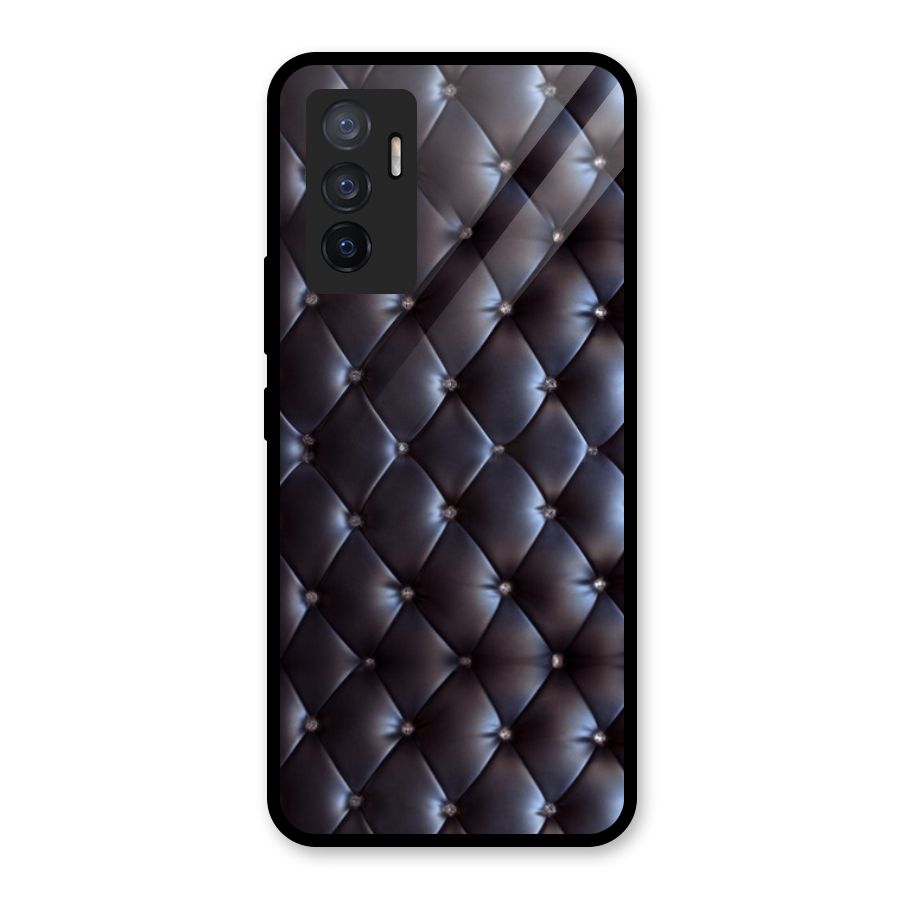 Luxury Pattern Glass Back Case for Vivo V23e